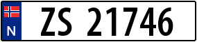 Truck License Plate